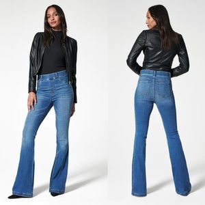 SPANX Blue Boot Cut Jeans